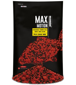 Haldorádó MAX MOTION PVA Bag Mix - Fűszeres Vörös Máj