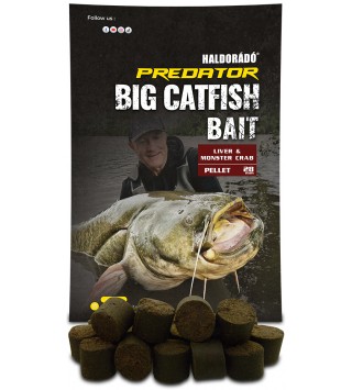 Haldorádó Catfish Bait Pellet 28 mm - Liver & Monster Crab 1 kg