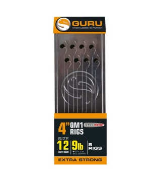 GURU QM1 Speed Stop Ready Rigs 4" (10cm) előkötött horog - 16 QM1 - 7lb/0,17mm 