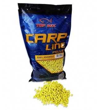 TOP MIX Carp Line Fluoro etető pellet, Édes Ananász