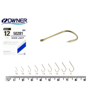 OWNER SODE LIGHT 50281 lapkás horog – 15