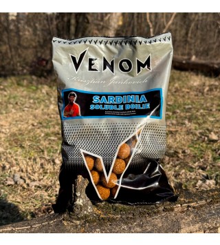 Feedermánia Venom Soluble Boilie 20 mm Sardinia