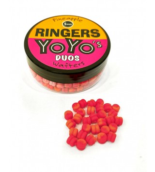 Ringers Yoyo Duos Orange and Pink (5mm)