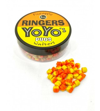 Ringers Yoyo Duos Orange and Yellow (5mm)