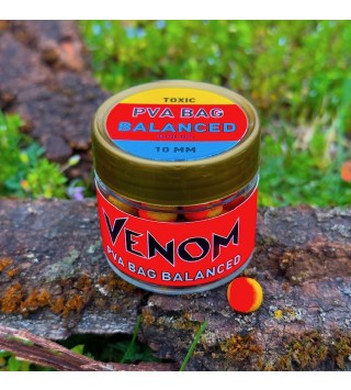 Feedermánia Venom PVA Bag Balanced Boilies - Toxic 10mm