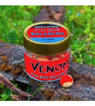 Feedermánia Venom PVA Bag Balanced Boilies - Squid & Octopus 12mm