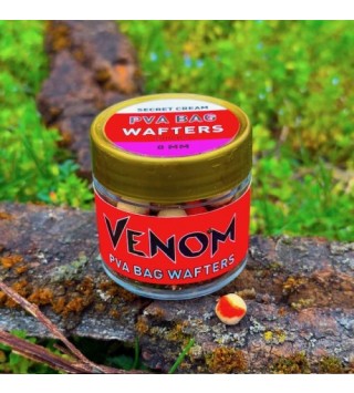 Feedermánia Venom PVA Bag Wafters - Secret Cream 8mm