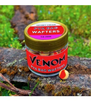 Feedermánia Venom PVA Bag Wafters - Secret Cream 10mm