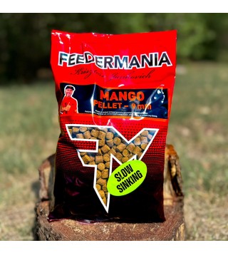 Feedermánia Slow Sinking Pellet 9mm - Mango