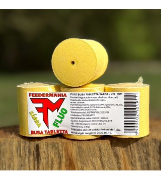 Feedermánia Fluo Busa Tabletta - Sárga