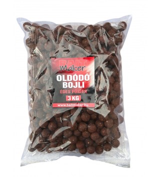 BAIT MAKER Oldódó bojli 24 mm Édes Fűszer 3 kg