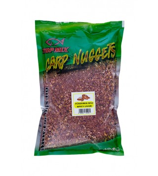 TOP MIX CARP NUGGETS etetőanyag - Fűszeres Máj