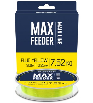 Haldorádó MAX Feeder Fluo Yellow 0,25mm / 300m - 7,52 kg