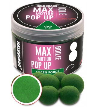 Haldorádó MAX MOTION Boilie Pop Up 16, 20 mm - Green Force