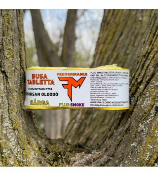 Feedermánia Fluo Smoke Busa Versenytabletta Gyorsan Oldódó - Sárga