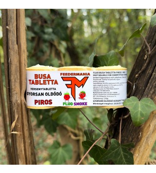 Feedermánia Fluo Smoke Busa Versenytabletta Gyorsan Oldódó - Piros