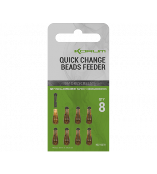 Korum Quick Change Beads Smokescreen gyorskapocs - FEEDER