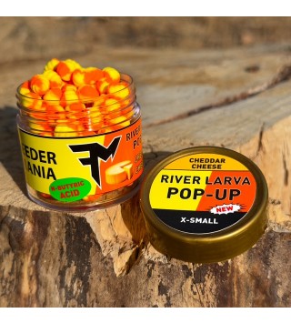 Feedermánia River Larva Pop-Up Cheddar Cheese - XS